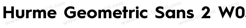 Hurme Geometric Sans 2 W05 Rg字体转换